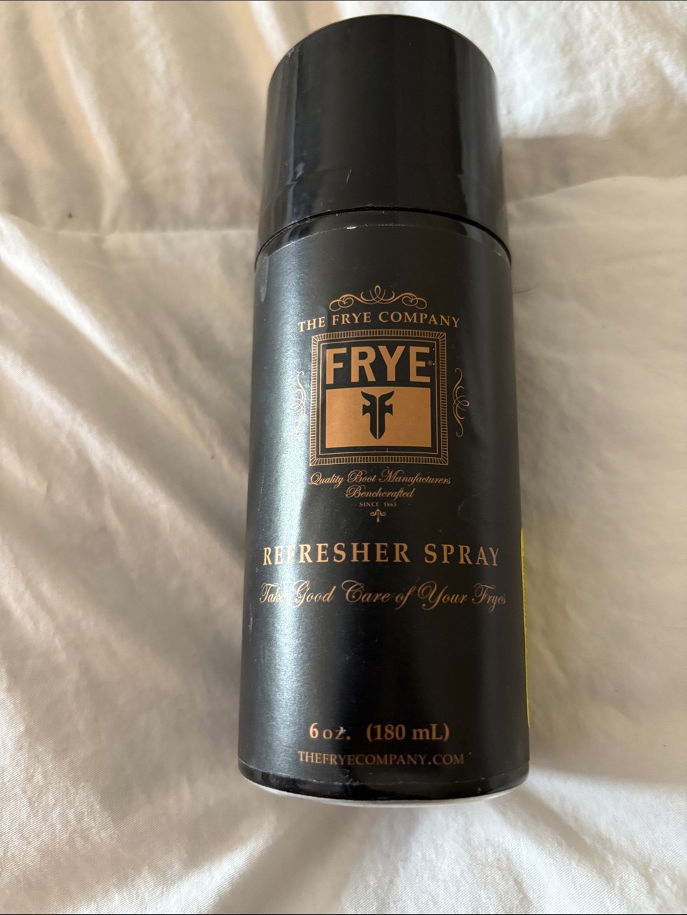 Frye Black and Gold Refresher boot Spray Never used.